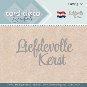 Card Deco Essentials - Dies - Liefdevolle Kerst